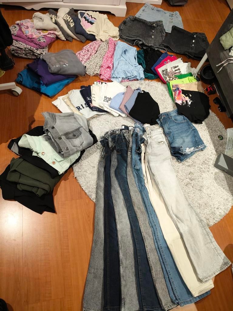 Grote partij meisjes kleding, dames kleding draagmaat s, Ophalen of Verzenden, Zo goed als nieuw