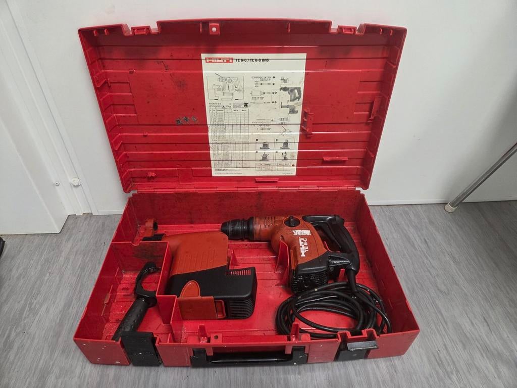 Hilti Klopboormachine TE6C DRS met stofopvang, Doe-het-zelf en Verbouw, Gereedschap | Boormachines, Boor- en/of Breekhamer, Ophalen of Verzenden