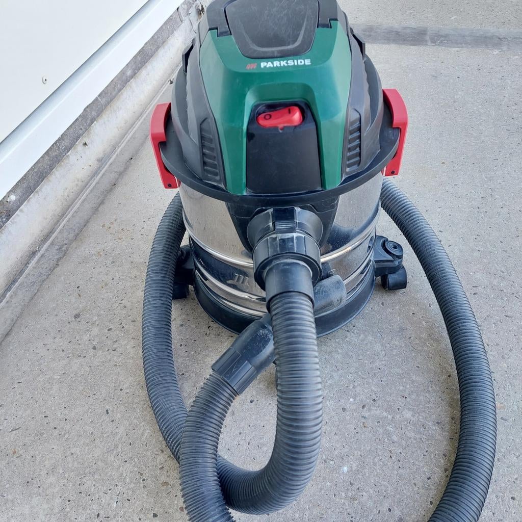 Parkside bouwstofzuiger - Krachtig en Veelzijdig, Ophalen, Gebruikt, Stofzuiger, Reservoir