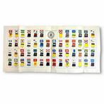 Vintage Poster Koninklijke Nederlandse Reedersvereniging, N, Kaart, Foto of Prent, Motorboot of Zeilboot, Ophalen of Verzenden