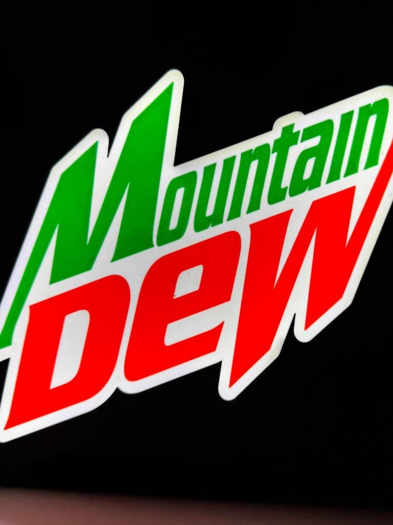 Mountain Dew LED USB Lichtbak - Uniek Reclamebord, Ophalen of Verzenden, Nieuw, Lichtbak of (neon) lamp