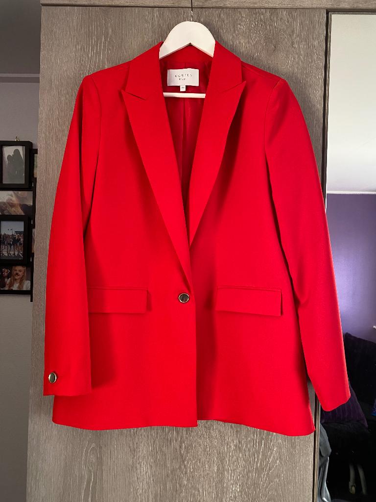 zgan rode blazer Costes, Kleding | Dames, Maat 38/40 (M), Ophalen of Verzenden, Zo goed als nieuw, Rood