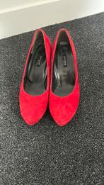 Rode leren schoenen, Ophalen, Zo goed als nieuw, Rood, Sneakers of Gympen