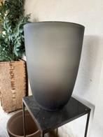 Grote Vaas Dutz mat zwart glas, Ophalen, Zwart, Minder dan 50 cm, Glas