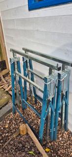 2 in hoogte verstelbare schragen, Ophalen, Zo goed als nieuw, Overige typen, Minder dan 2 meter