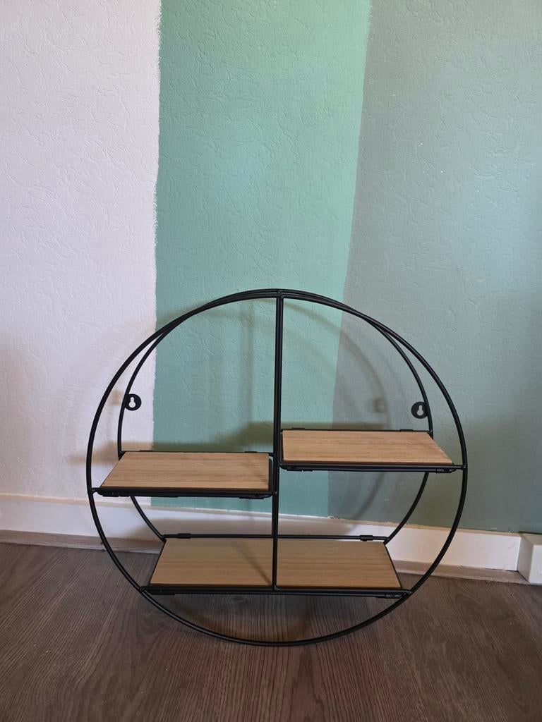 Rond wandrek met houten planken, Ophalen of Verzenden, Zo goed als nieuw