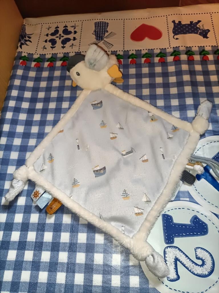 Little Dutch vogel knuffeldoekje, Kinderen en Baby's, Babykleding | Mutsen, Sjaals en Wanten, Ophalen of Verzenden, Zo goed als nieuw