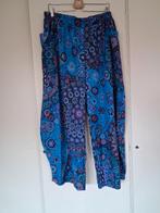 Funny hippe dames broek blauw/paars, Kleding | Dames, Broeken en Pantalons, Overige kleuren, Maat 46/48 (XL) of groter, Ophalen of Verzenden