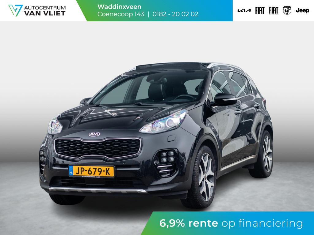 Kia Sportage 1.6 T-GDI GT-Line PlusLine, Auto's, Kia, Voorwielaandrijving, 12 maanden, 4 cilinders, Zwart