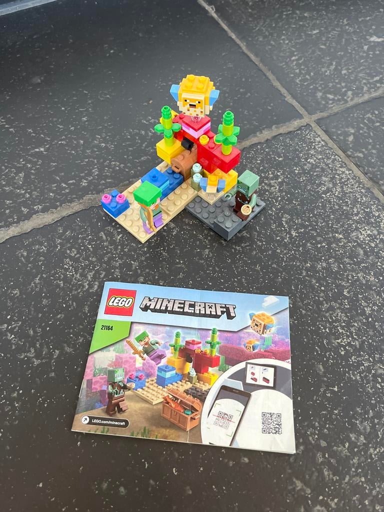 Lego Minecraft 21164, Gebruikt, Minecraft, Lego, Ophalen of Verzenden