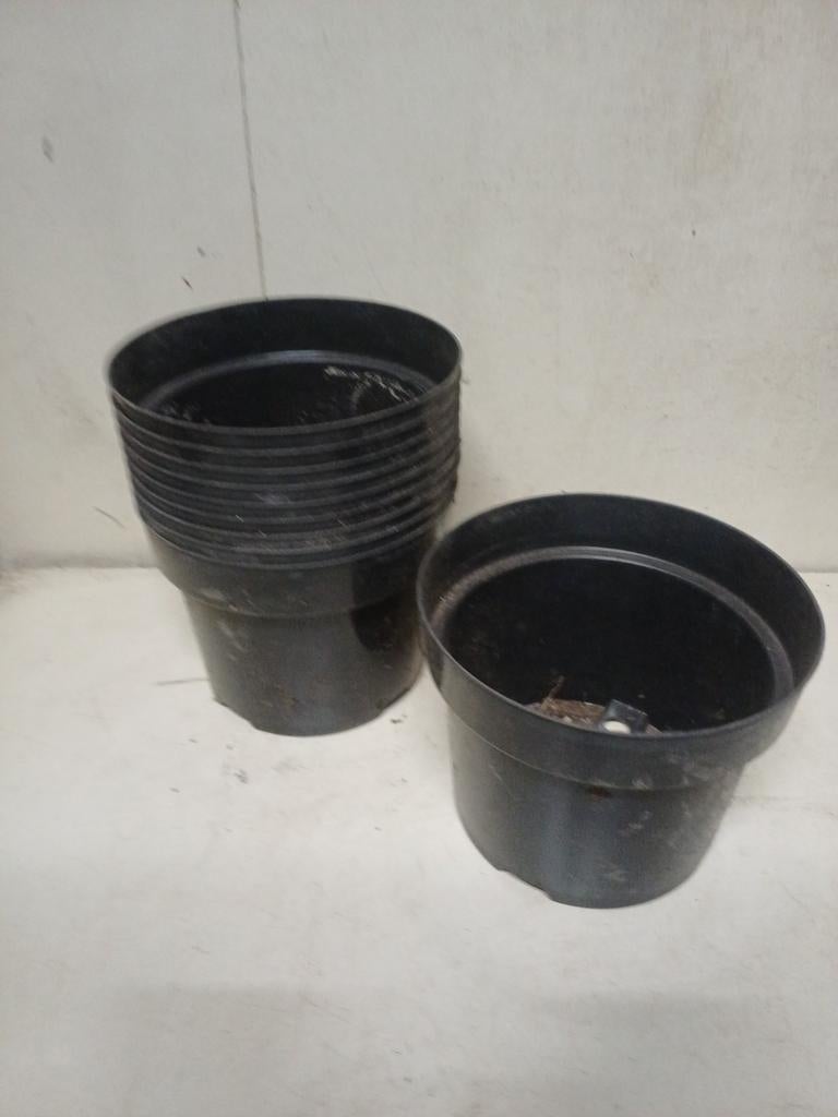 Kweekpotten plantenpotten bloempotten 5 liter, Tuin en Terras, Kunststof, Gebruikt, Rond, Ophalen of Verzenden