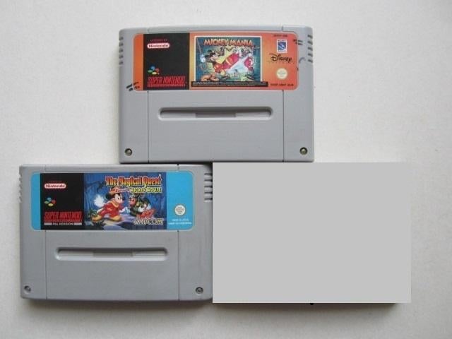 Mickey Mouse / Mania SNES Super Nintendo NES, Spelcomputers en Games, Games | Nintendo Super NES, Gebruikt, 1 speler, Ophalen of Verzenden