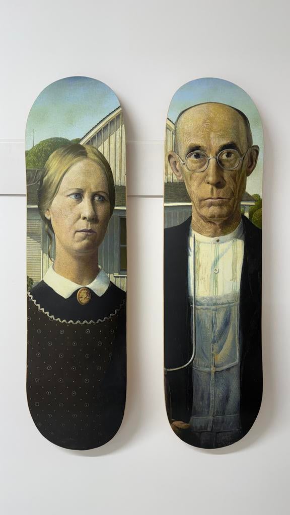 Twee Skateboards met Artwork - Inclusief Hangers, Ophalen of Verzenden, Nieuw, Skateboard