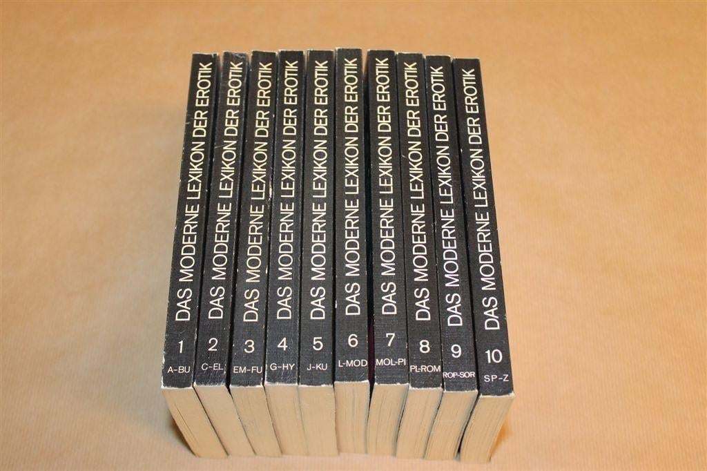 Das Moderne Lexikon der Erotik — 10 Delen Compleet 1969, Boeken, Ophalen of Verzenden, Gelezen