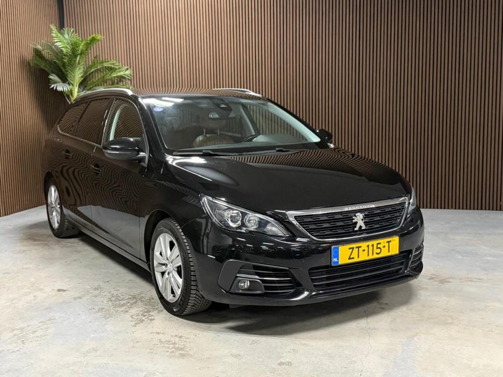 Peugeot 308 SW 1.2 PureT.Blue L. Ex (bj 2019), Auto's, Peugeot, Gebruikt, Euro 6, 1199 cc, Zwart