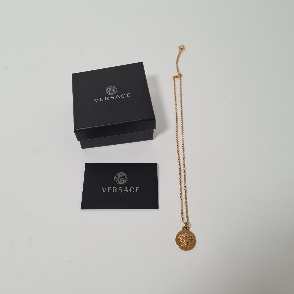 Versace Medusa Ketting, Ophalen of Verzenden, Zo goed als nieuw, Goud, Overige materialen