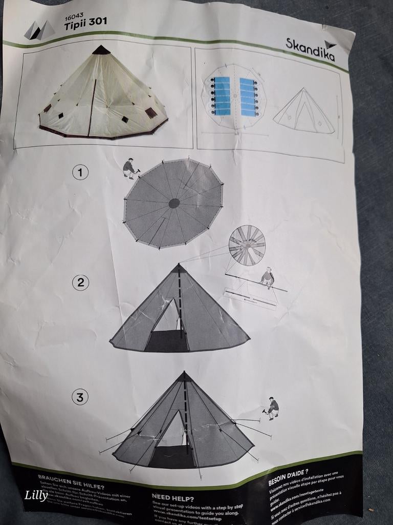 Skandika Tipi 301  tent.. 12 persoons!, Ophalen of Verzenden, Nieuw, Meer dan 6