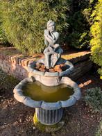 Stenen fontein, pomp zelf nog plaatsen, Tuin en Terras, Ophalen, Gebruikt, Beton, Fontein