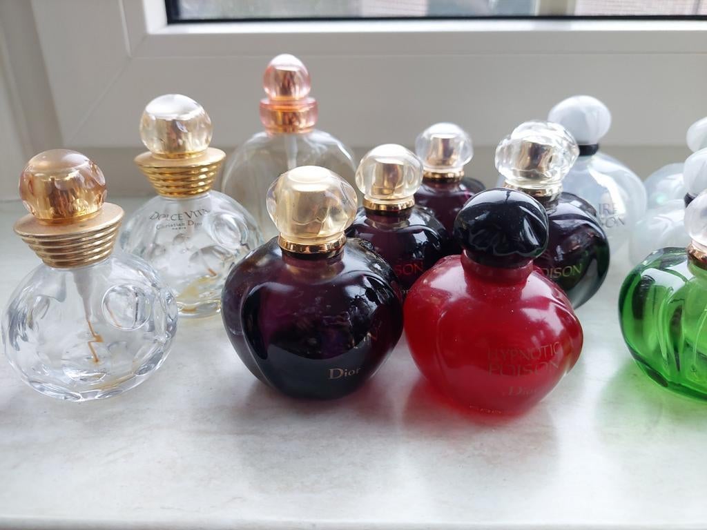 Lege Dior Parfum Flesjes - Poison Collectie, Verzamelen, Ophalen of Verzenden, Gebruikt, Parfumfles