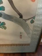 Oosters schilderij met bloesem in lijst, Antiek en Kunst, Ophalen