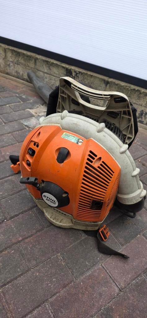 Stihl BR 600 Bladblazer - Krachtig en Betrouwbaar, Tuin en Terras, Bladblazers, Ophalen, Gebruikt, Ruggedragen, Stihl