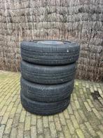4x Gebruikte Zomerbanden met Velgen 155/65R14 kia picanto, Ophalen