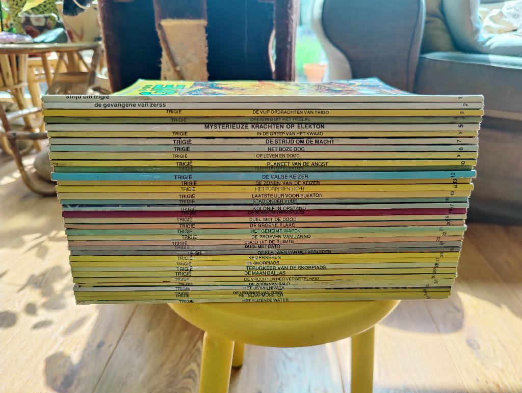 Complete serie Trigië (1-35) - Trigie, Boeken, Stripboeken, Complete serie of reeks, Ophalen of Verzenden, Gelezen