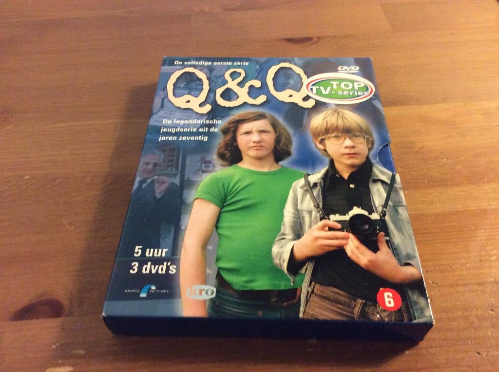 Q & Q de volledige eerste serie 5-dvd set, Avontuur, Ophalen of Verzenden, Zo goed als nieuw, Vanaf 6 jaar