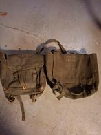Twee vintage leger tassen - groen canvas, Ophalen of Verzenden, Overige soorten, Overige gebieden, Overige typen