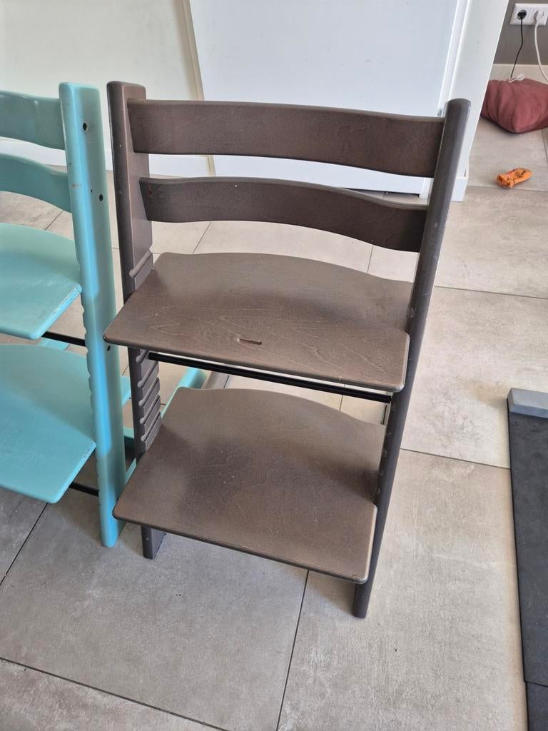 Stokke tripp trapp stoelen., Kinderen en Baby's, Ophalen of Verzenden, Gebruikt, Meegroeistoel