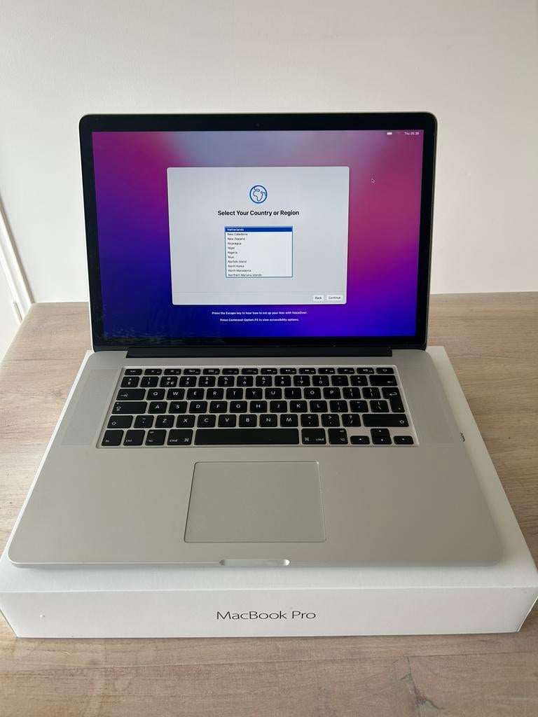 Apple Macbook Pro 15" inch (A1398), Computers en Software, Apple Macbooks, MacBook Pro, Gebruikt, 2 tot 3 Ghz, 512 GB