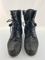 Veterboots Poelman zwart maat 40, Poelman, Zwart, Lage of Enkellaarzen, Ophalen of Verzenden