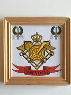 Tegeltje 11 Bevocie EM landmacht, Verzamelen, Militaria | Algemeen, Verzenden, Landmacht, Nederland, Embleem of Badge