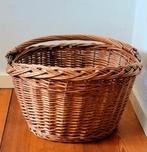 Stevige rieten fietsmand., Ophalen of Verzenden