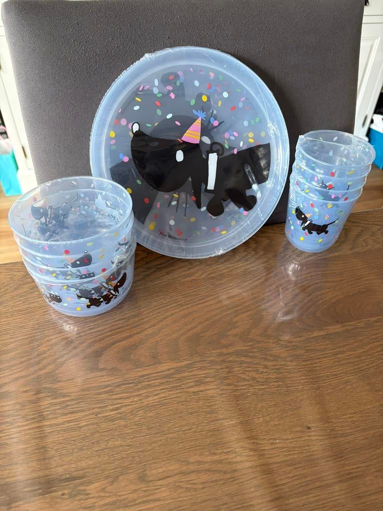 Takkie en Siepie plastic herbruikbaar servies Hema, Overige materialen, Nieuw, Ophalen of Verzenden, Bord(en)