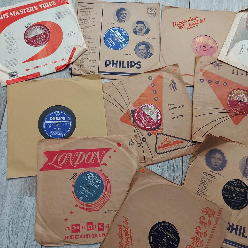 78 RPM (35 stuks), Ophalen of Verzenden, Gebruikt, 12 inch