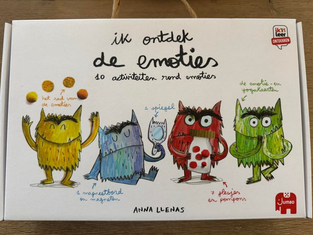 Ik ontdek emoties van Anna Llenas, Ophalen of Verzenden, Nieuw, Ontdekken