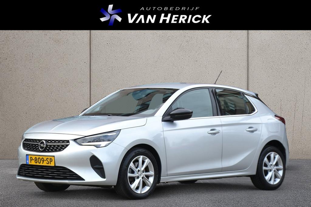Opel Corsa 1.2 Elegance 100PK | Navigatie | Parkeersensoren, Voorwielaandrijving, 101 pk, Gebruikt, Leder en Stof
