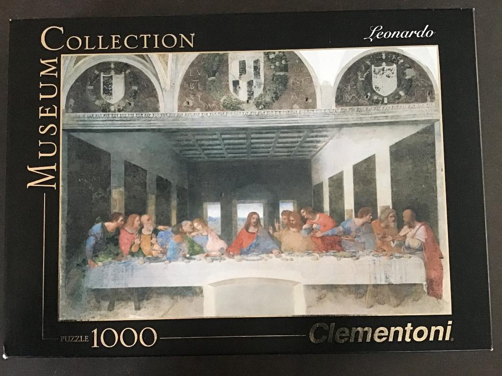Clementoni Puzzel Het Laatste Avondmaal Leonardo da Vinci, Hobby en Vrije tijd, Ophalen of Verzenden, 500 t/m 1500 stukjes, Gebruikt