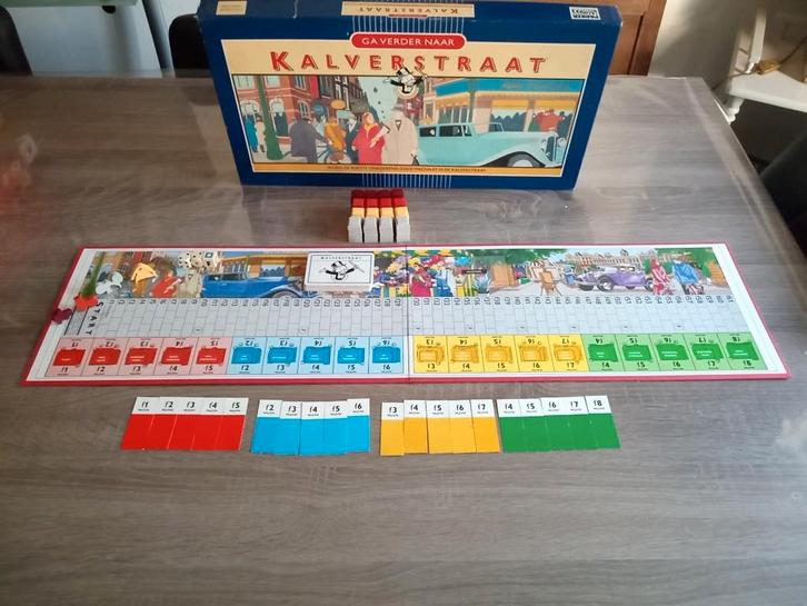 Ga verder naar kalverstraat, Hobby en Vrije tijd, Gezelschapsspellen | Bordspellen, Zo goed als nieuw, Een of twee spelers, Drie of vier spelers