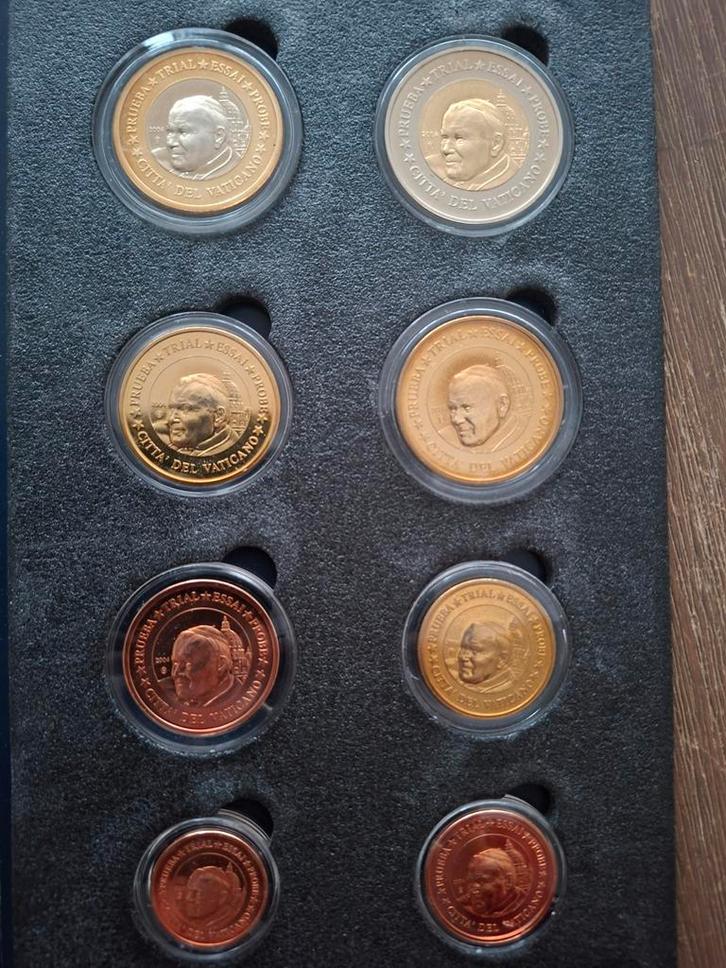 Vaticaanstad Specimen Proef Muntenset, Postzegels en Munten, Munten | Europa | Euromunten, Setje, Overige waardes, Vaticaanstad