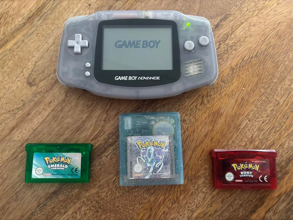 Gameboy advance met pokemon spellen, Ophalen of Verzenden, Zo goed als nieuw, Game Boy Advance