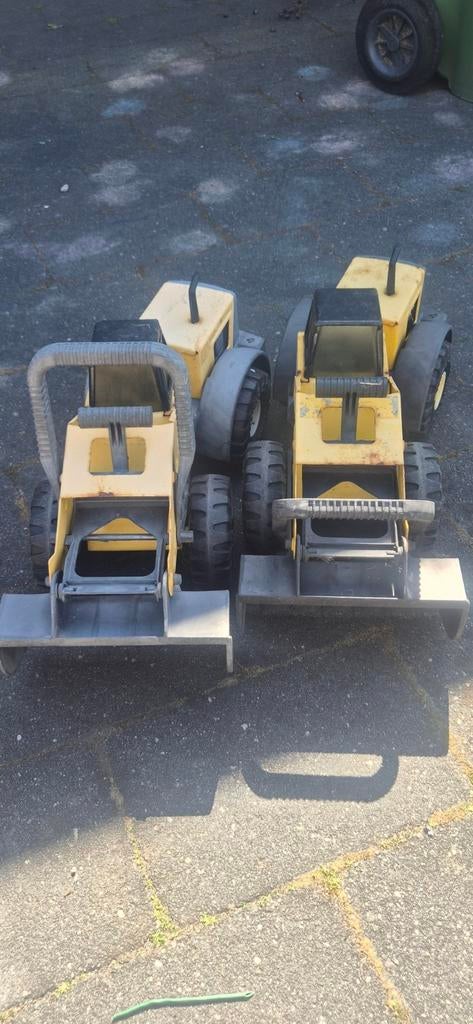 2x Vintage Tonka Bulldozers - Speelgoed Voertuigen, Ophalen of Verzenden, Gebruikt
