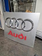 Origineel Audi Reclamebord Gevel - 2 Stuks, Ophalen, Zo goed als nieuw, Reclamebord
