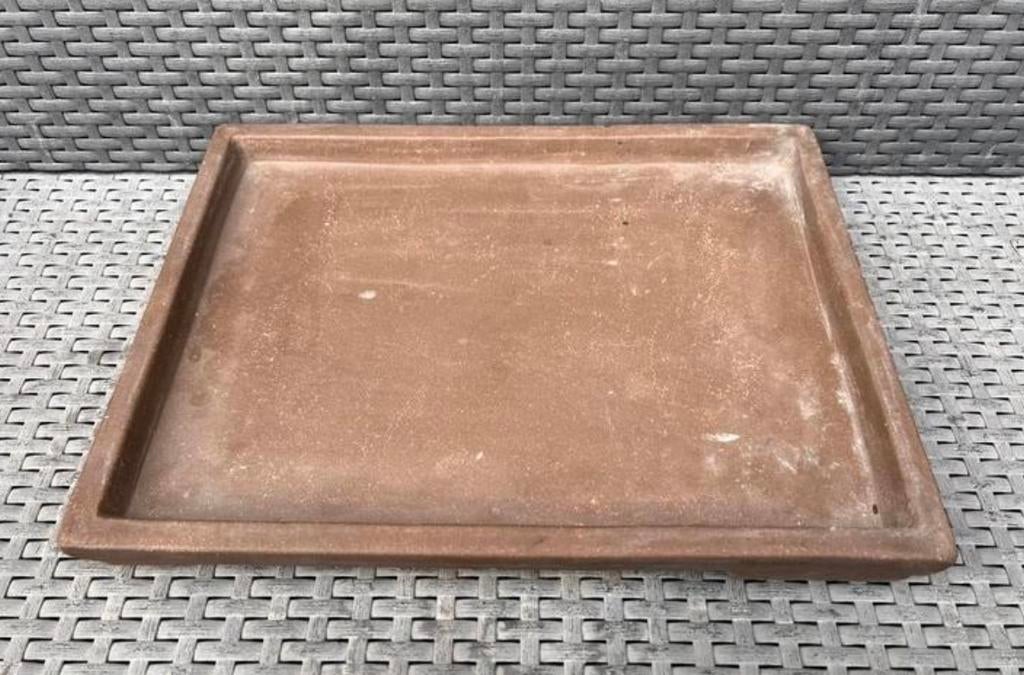 Bonsai onderzetter bruin ongeglazuurd gemerkt 3627,33,6, Tuin en Terras, Bloempotten, 25 tot 40 cm, Ophalen of Verzenden, Zo goed als nieuw