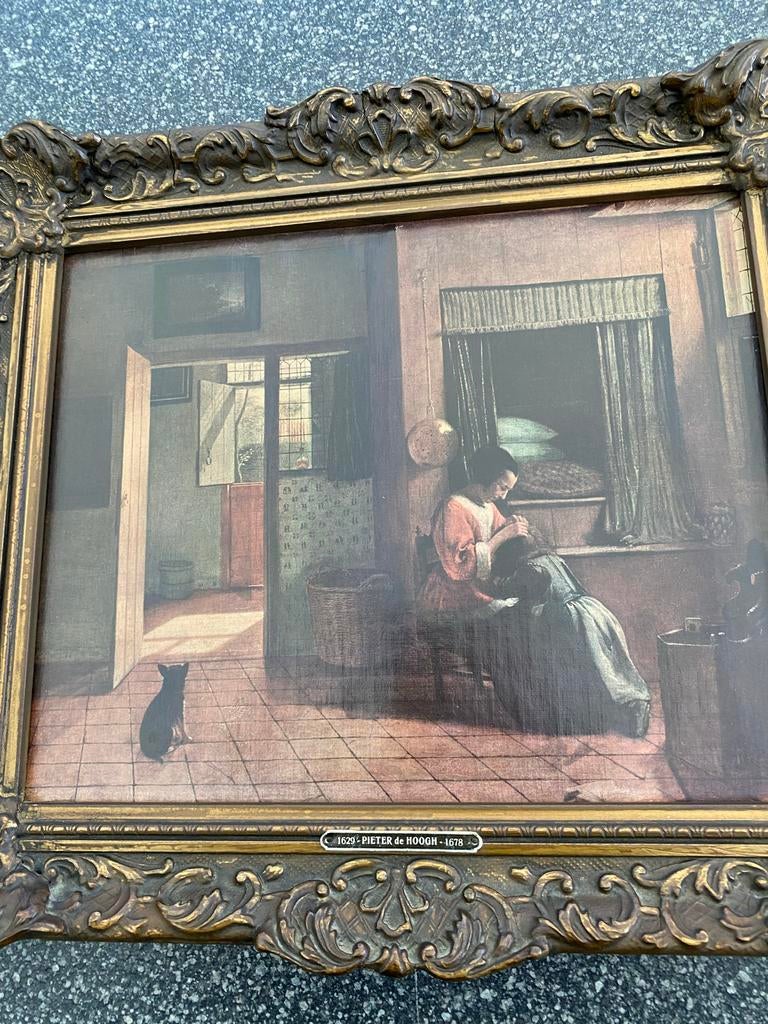 Schilderij Pieter de Hoogh reproductie, Ophalen of Verzenden