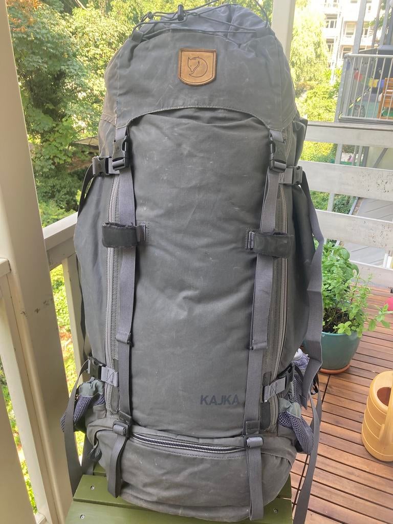 Fjallraven Kajka 75L backpack, Ophalen, Zo goed als nieuw, Rugzak
