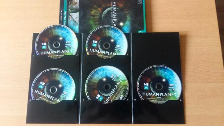 BBC Earth - Human Planet 5 DVD - complete collection, Cd's en Dvd's, Dvd's | Documentaire en Educatief, Gebruikt, Natuur, Boxset