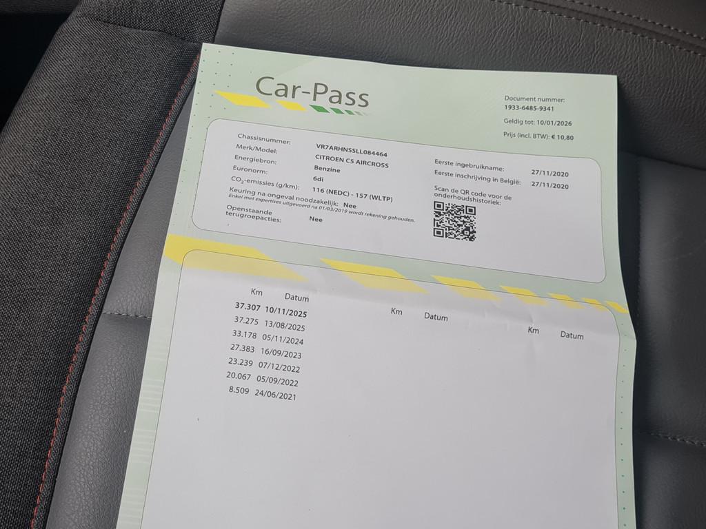 Citroën C5 Aircross 1.2 Shine | Pano | Xenon | Navi | Volle, Auto's, Citroën, 1350 kg, 15 km/l, Gebruikt, 1199 cc