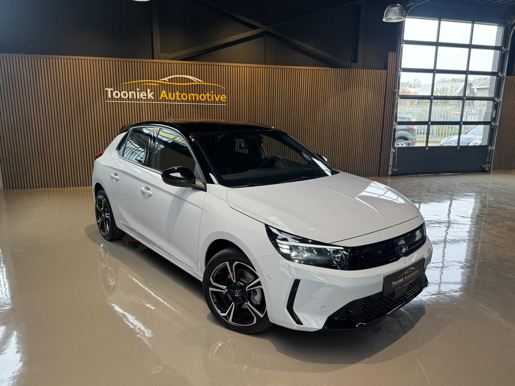 Opel Corsa 1.2 Turbo Hybrid GS Navigatie Climate cruise cont, Stof, Gebruikt, Zwart, 1199 cc